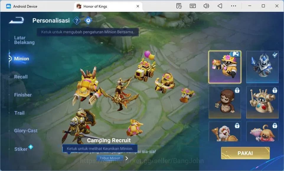 Honor of Kings Accounts Global Hero110 Skin209 |LNY2024 DaQiao+SunCe|KIC L image 19