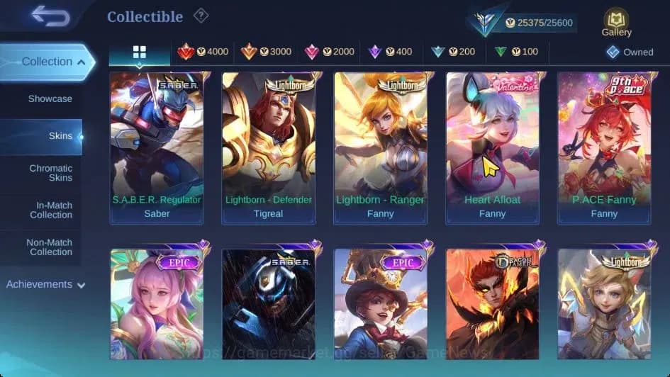 Mobile Legends: Bang Bang Accounts Hero 78|Skin 112|MAX Emblem|KOF Leona Karina, CC N image 8