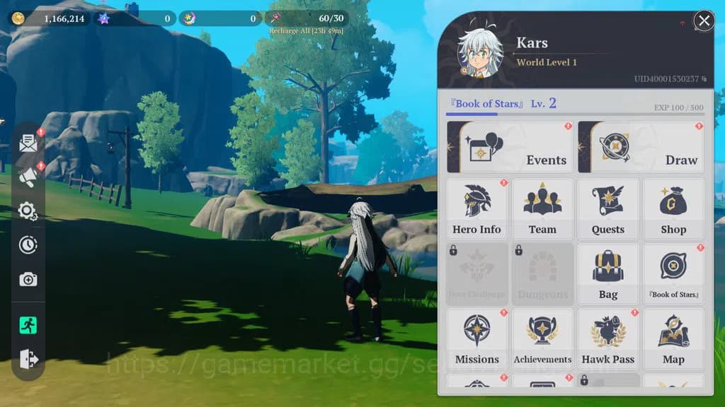 The Seven Deadly Sins: Origin Accounts EUROPE|Fresh Starter|Lvl 2|2SSR|Escanor,Guila+2 SS image 1