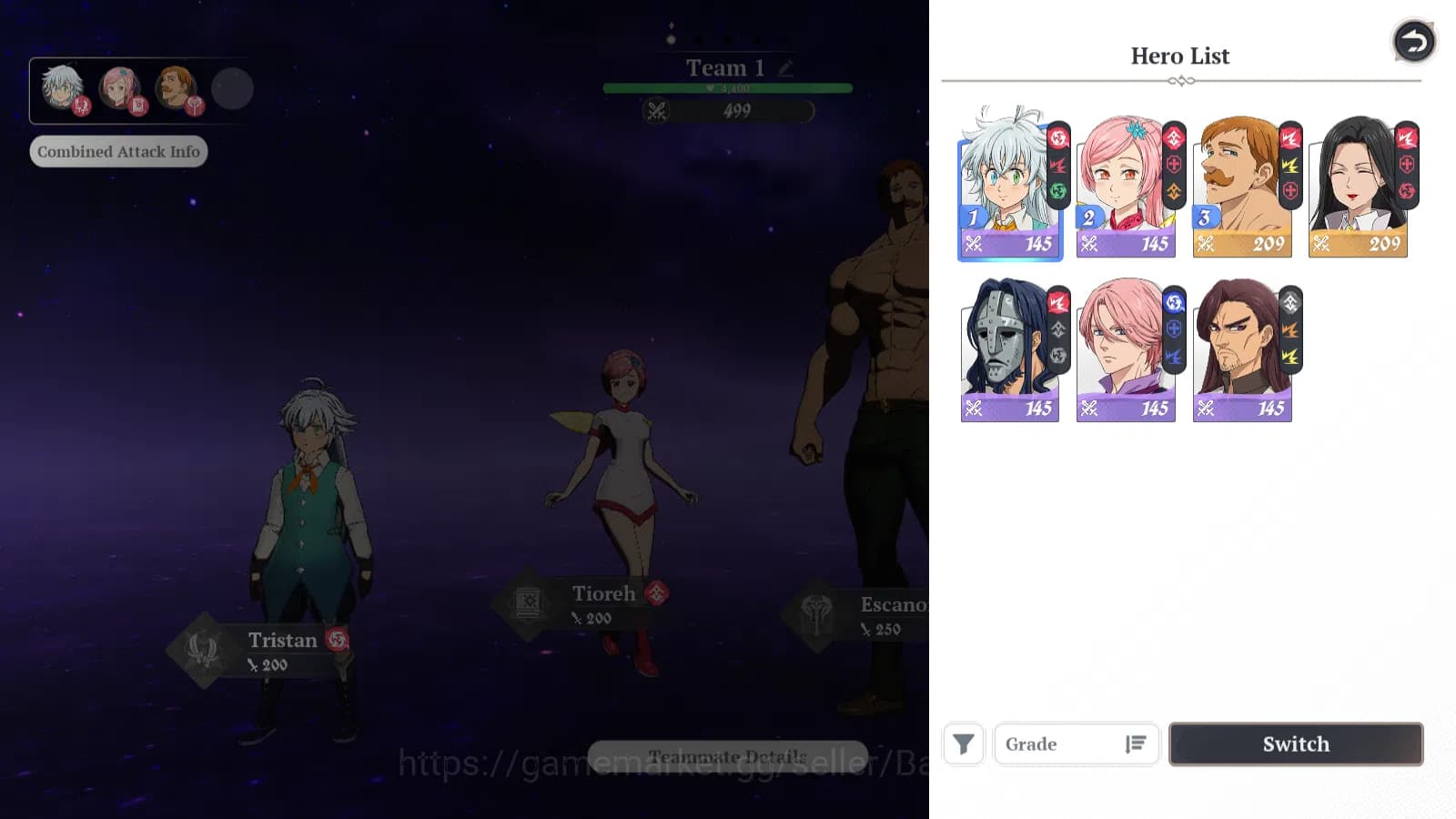 The Seven Deadly Sins: Origin Accounts EUROPE|Fresh Starter|Lvl 2|2SSR|Escanor,Guila+2 SS image 10