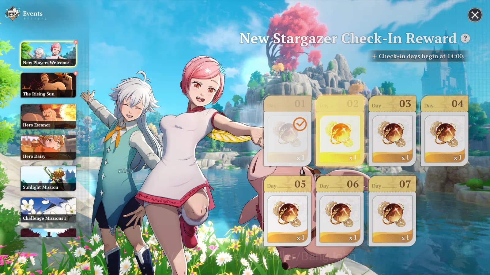 The Seven Deadly Sins: Origin Accounts EUROPE|Fresh Starter|Lvl 2|2SSR|Escanor,Guila+2 SS image 2