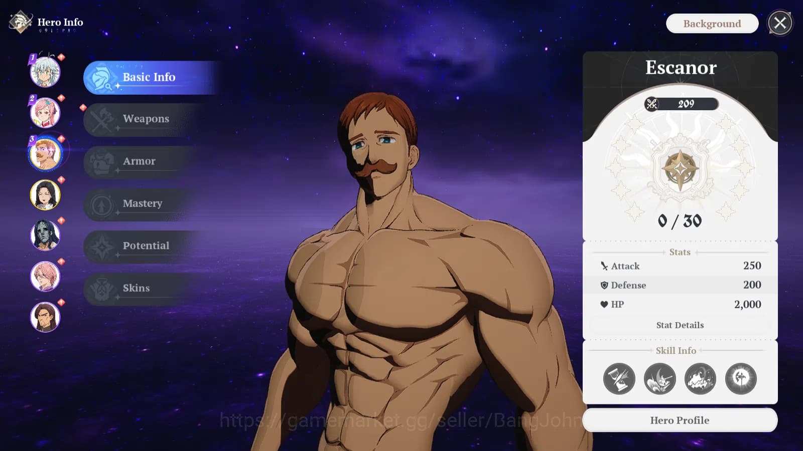 The Seven Deadly Sins: Origin Accounts EUROPE|Fresh Starter|Lvl 2|2SSR|Escanor,Guila+2 SS image 9