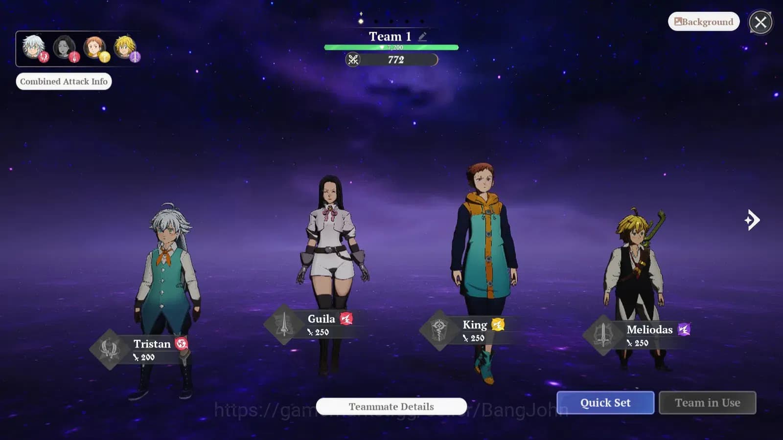 The Seven Deadly Sins: Origin Accounts EUROPE|Fresh Starter Lvl 2|3 SSR|Guila,King,Melios image 4