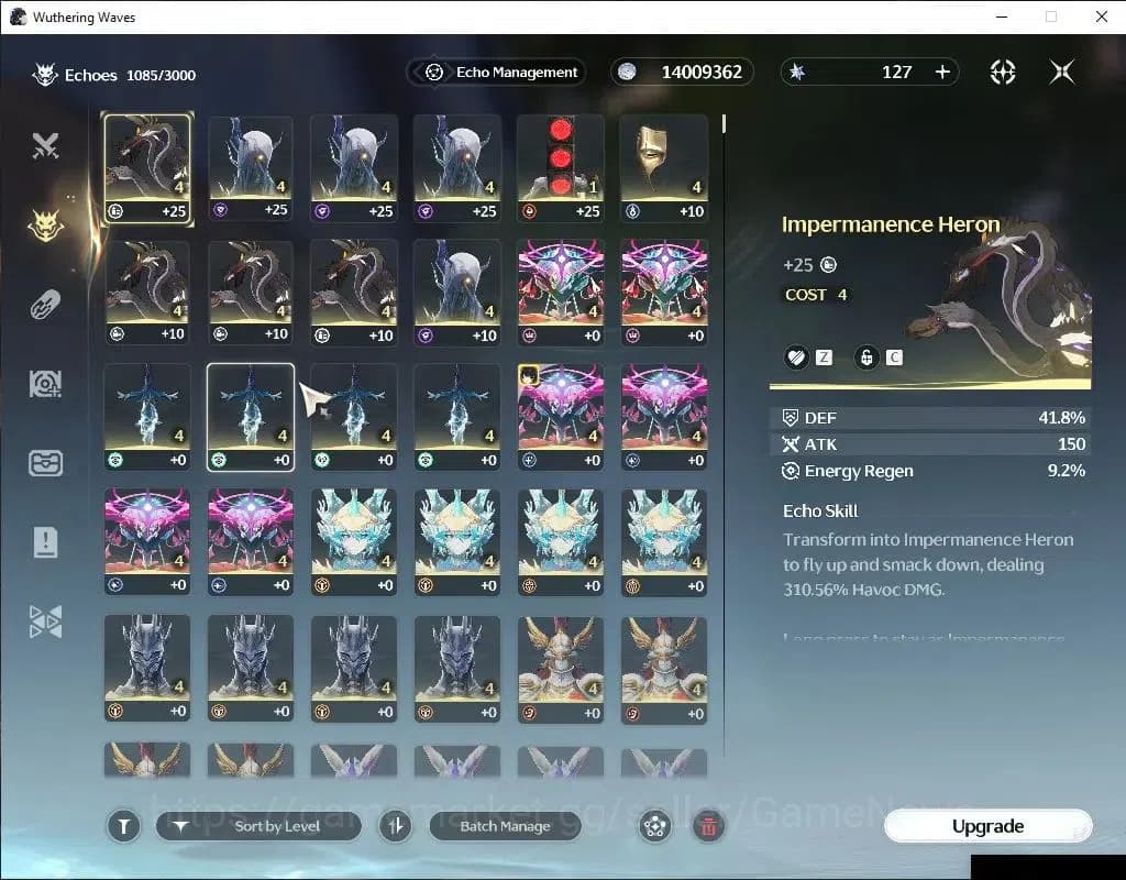 Wuthering Waves Accounts NA | UL 47 | 122 Lustrous | 1 Limited | Hiyuki R4 image 6