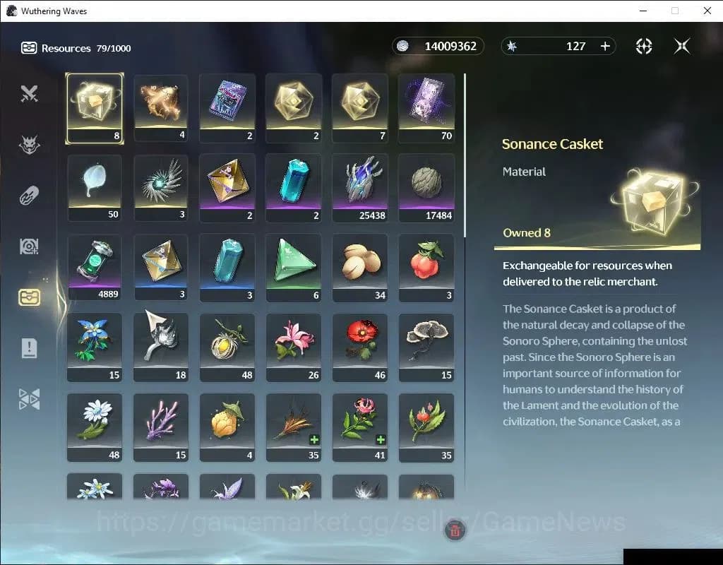 Wuthering Waves Accounts NA | UL 47 | 122 Lustrous | 1 Limited | Hiyuki R4 image 8