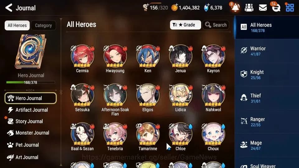 Epic Seven Accounts GLOBAL|UnVerif|15 ML(BArunka,RueleofLight)Setsuka, image 7