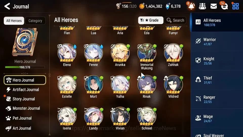 Epic Seven Accounts GLOBAL|UnVerif|15 ML(BArunka,RueleofLight)Setsuka, image 9