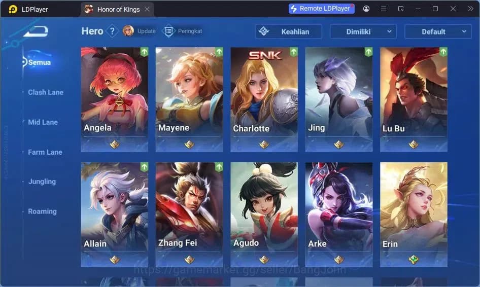 Honor of Kings Accounts GLOBAL|109HR|81SK|LOM Augran,Guiguzi|KIC Luna|Lege image 13