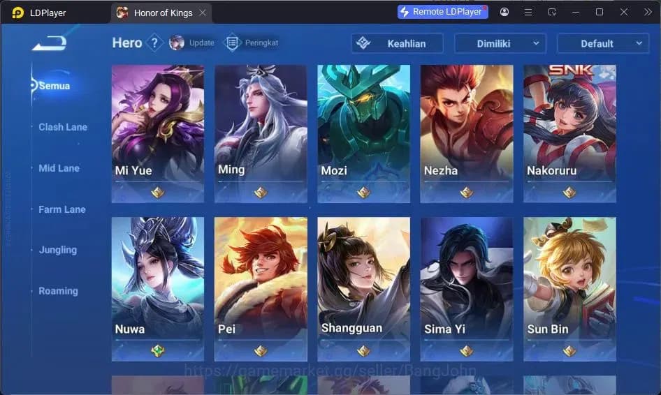 Honor of Kings Accounts GLOBAL|109HR|81SK|LOM Augran,Guiguzi|KIC Luna|Lege image 6