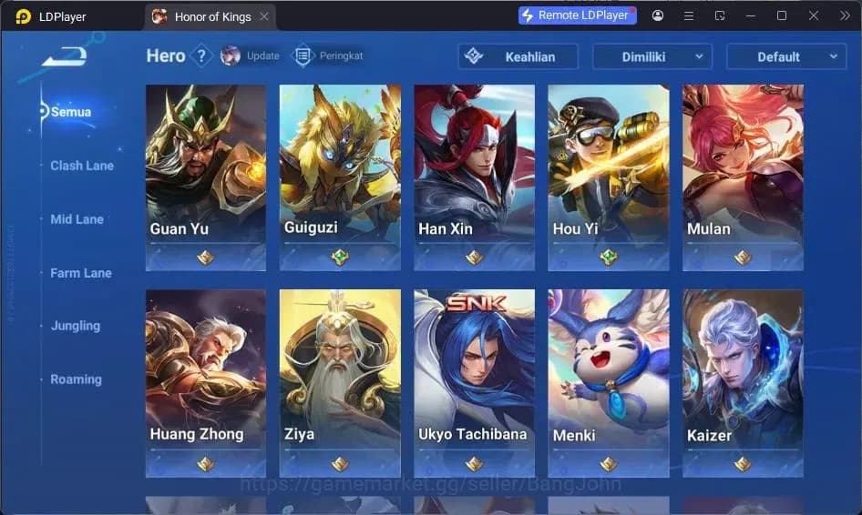 Honor of Kings Accounts GLOBAL|109HR|81SK|LOM Augran,Guiguzi|KIC Luna|Lege image 9