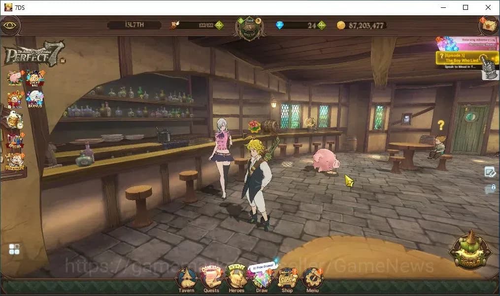 The Seven Deadly Sins: Grand Cross Accounts Asia|646K CC|1 LR + 5 UR+Collab ReZero|Elizabeth,N image 1