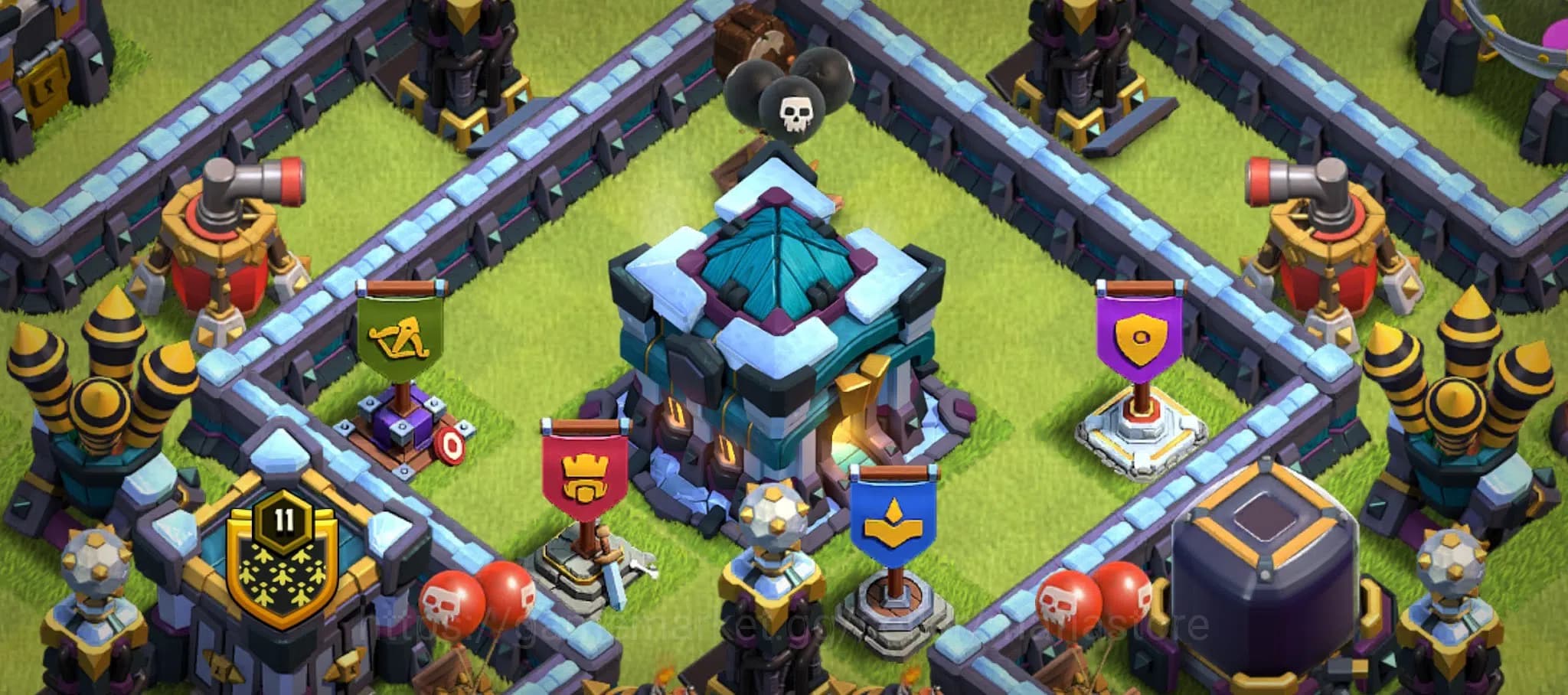 Clash of Clans Accounts TH13 MAX AQ Lvl 75, GW Lvl 50, RC Lvl 25 Heroes, E image 4