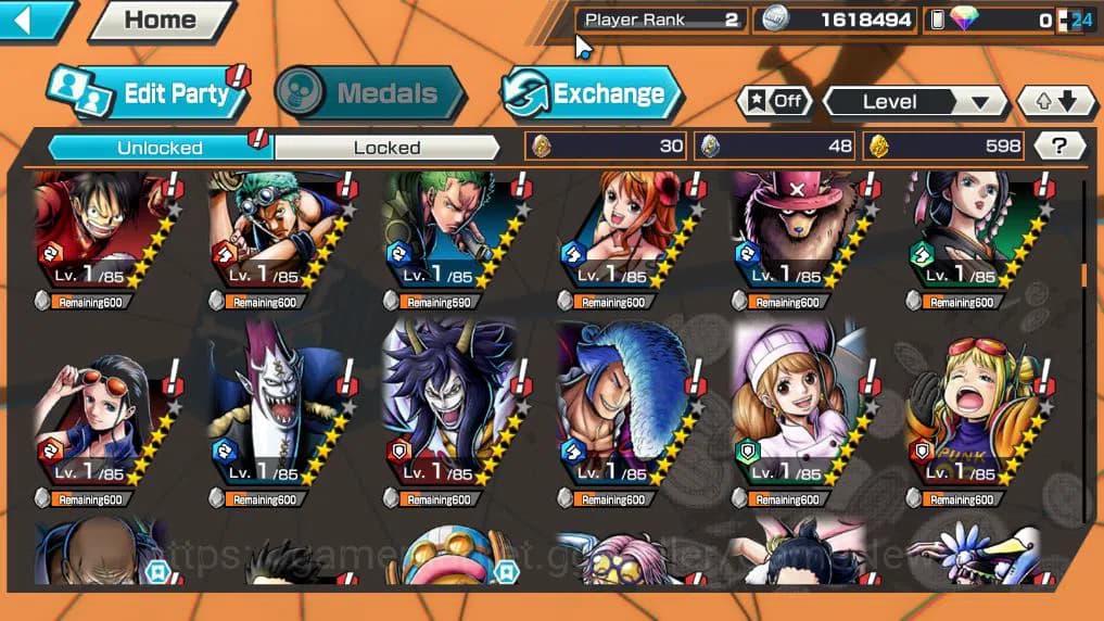 One Piece Bounty Rush Accounts Global|3 EX 5 |Elder St Etehanborn V.Nusjuro,Divin image 6