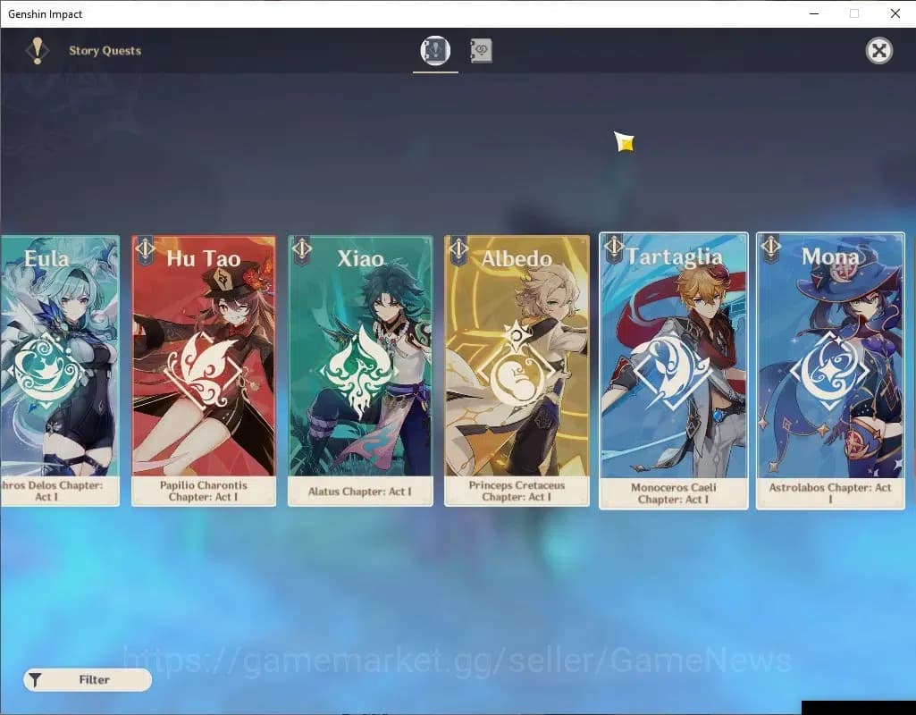 Genshin Impact Accounts Asia|AR56|30(*5Char)+17(*5Weapon)|FlinsC1,Eula,Yel image 16