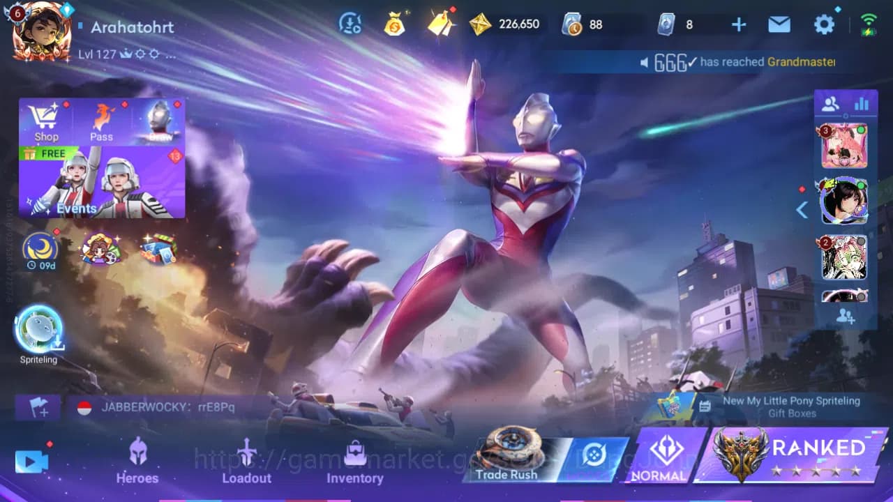 Honor of Kings Accounts Hero 112|Skin 151|4 Blessed |Full LNY2026|Full LOM image 2