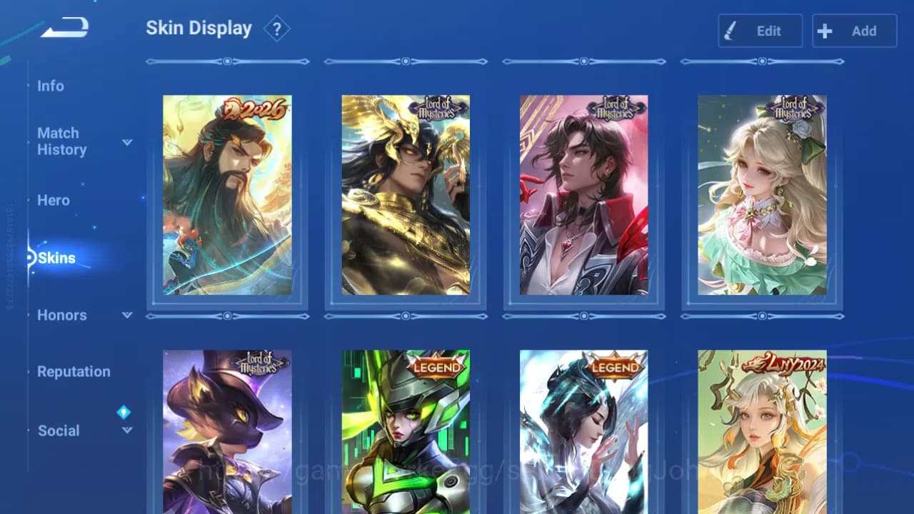 Honor of Kings Accounts Hero 112|Skin 151|4 Blessed |Full LNY2026|Full LOM image 7