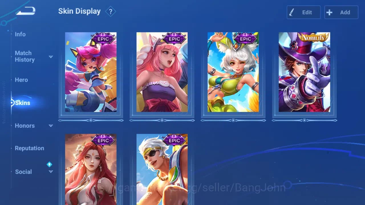 Honor of Kings Accounts Hero 112|Skin 151|4 Blessed |Full LNY2026|Full LOM image 9