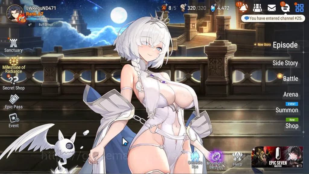 Epic Seven Accounts Global Unverif|New Era|16 ML(LOT Scales,NM Luna, R image 1