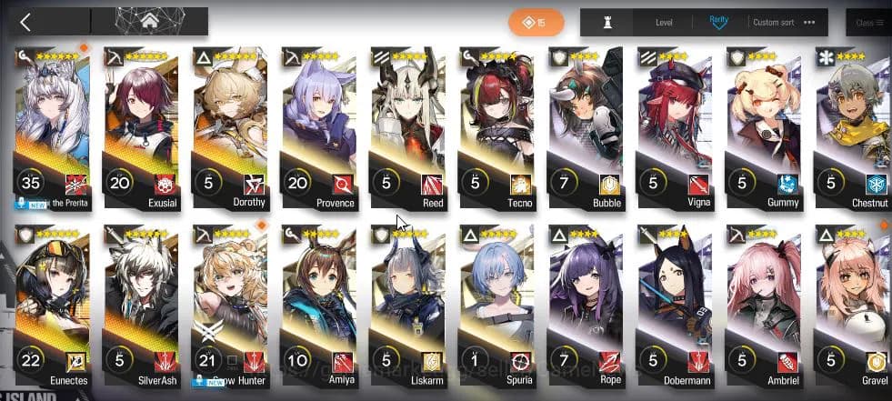 Arknights Accounts Lv 5 | 52 OP+2 Skin | 5 Char *6 |Parmanix The Prer image 5