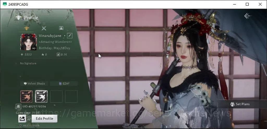 Where Winds Meet Accounts GLOBAL|Lv 90|GS 24K|1 Harmonic Core|Maple Reach,On image 1