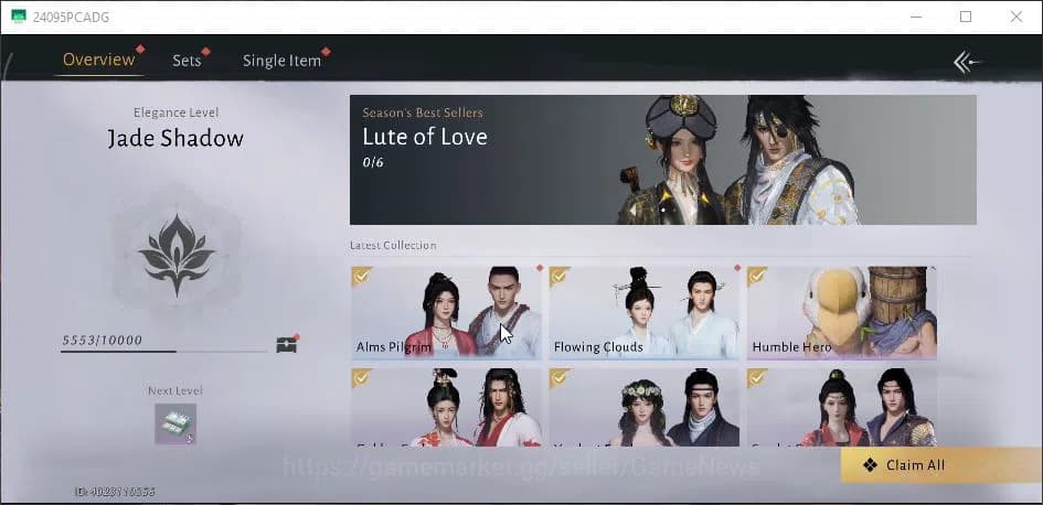 Where Winds Meet Accounts GLOBAL|Lv 90|GS 24K|1 Harmonic Core|Maple Reach,On image 18