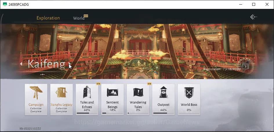 Where Winds Meet Accounts GLOBAL|Lv 90|GS 24K|1 Harmonic Core|Maple Reach,On image 7
