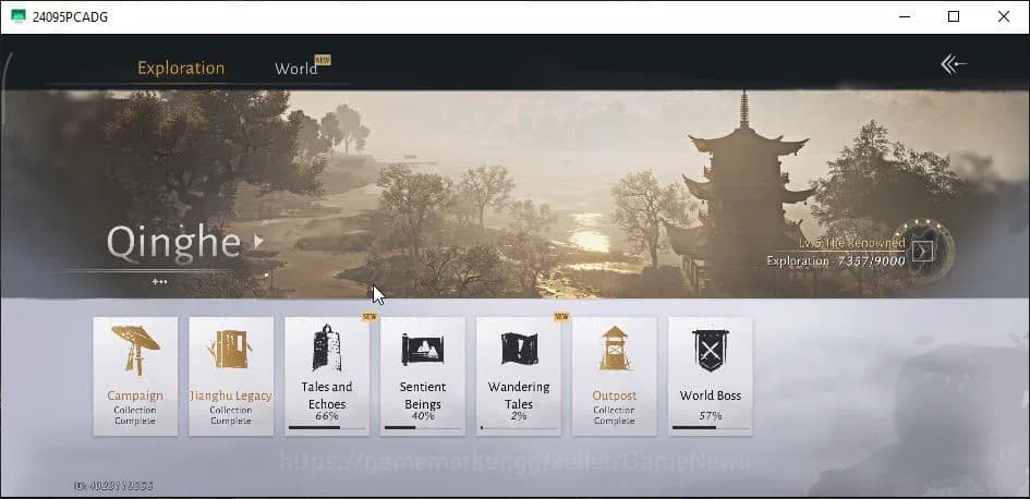 Where Winds Meet Accounts GLOBAL|Lv 90|GS 24K|1 Harmonic Core|Maple Reach,On image 8