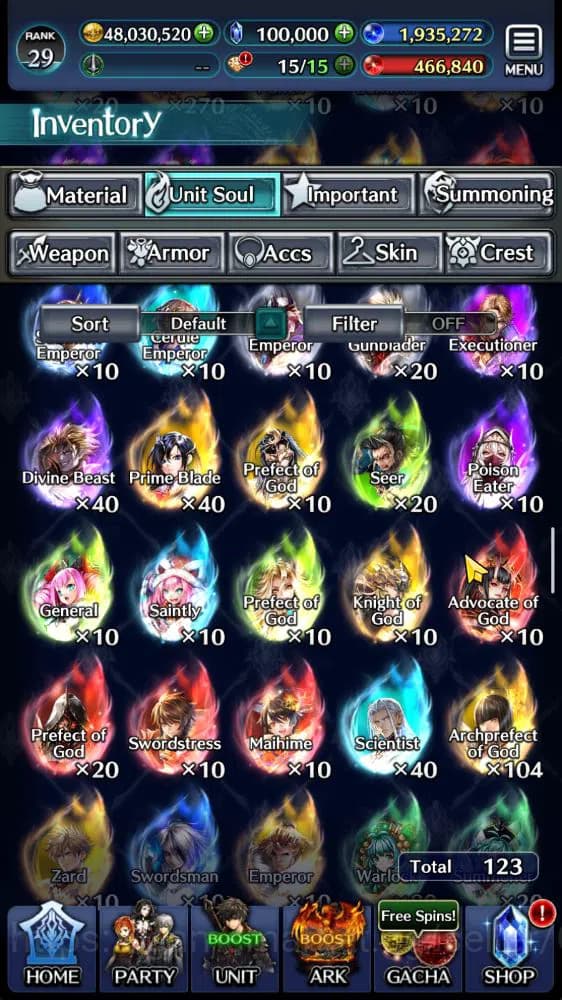 Last Cloudia Accounts GLOBAL|100K Cryst|TopTierUnits [A Roland,Lougseus image 13