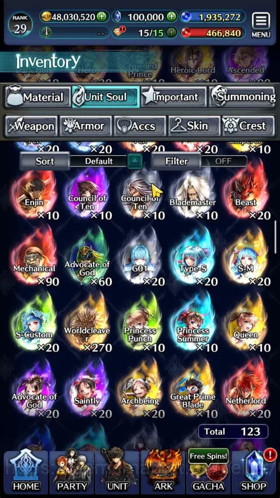 Last Cloudia Accounts GLOBAL|100K Cryst|TopTierUnits [A Roland,Lougseus image 3