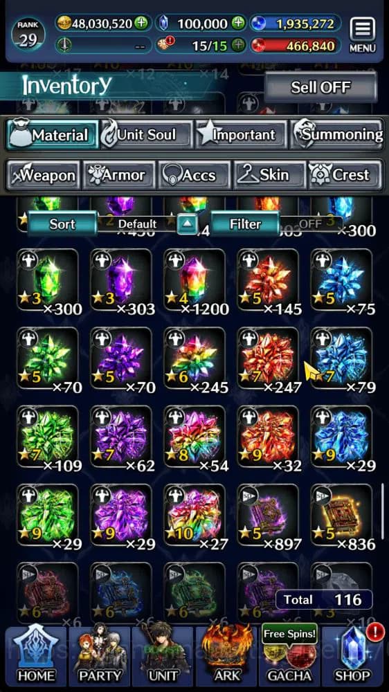 Last Cloudia Accounts GLOBAL|100K Cryst|TopTierUnits [A Roland,Lougseus image 7