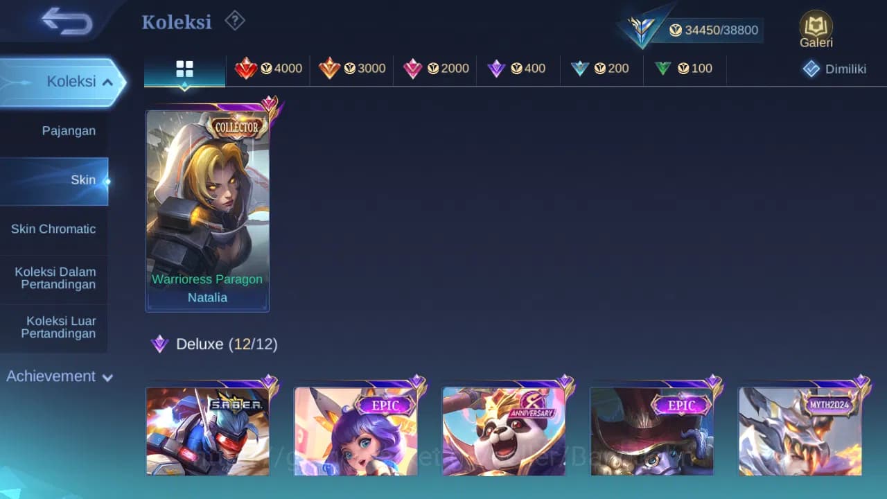 Mobile Legends: Bang Bang Accounts GLOBAL Hero 130 Skin 174 | KOF Karina | CC Nata | image 13