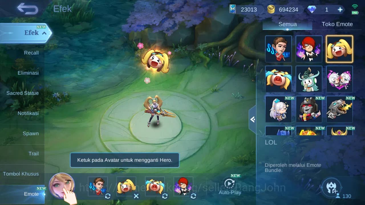 Mobile Legends: Bang Bang Accounts GLOBAL Hero 130 Skin 174 | KOF Karina | CC Nata | image 4