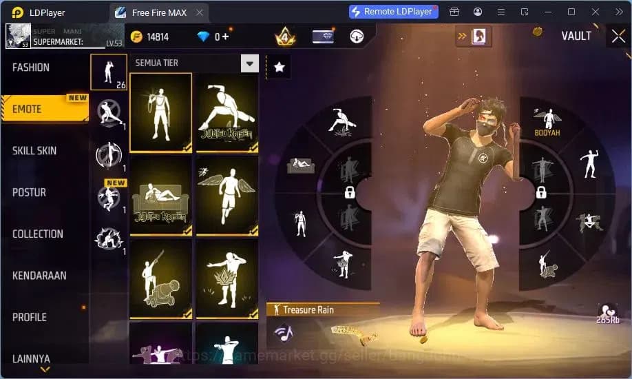 Free Fire Accounts Indonesia | MP40 Chromasonic Lvl 4, SCAR Megalodon image 11