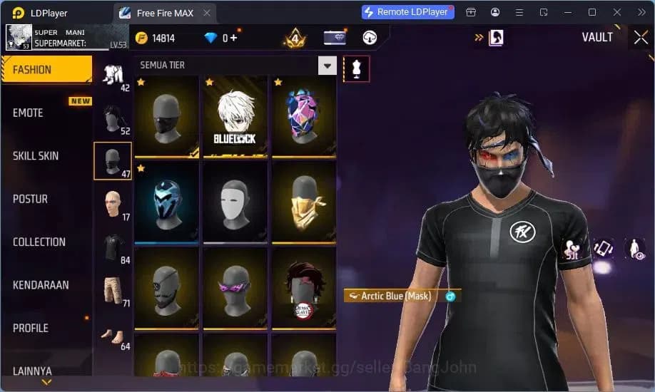 Free Fire Accounts Indonesia | MP40 Chromasonic Lvl 4, SCAR Megalodon image 16