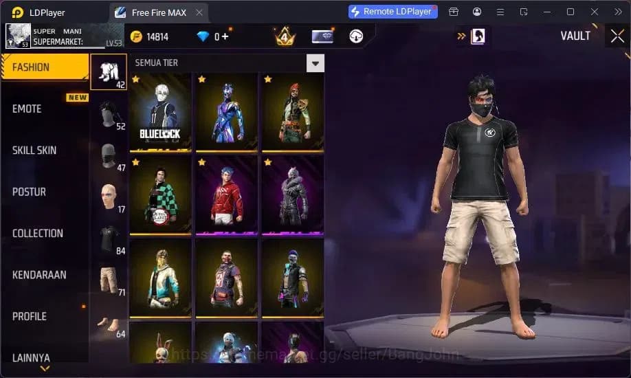 Free Fire Accounts Indonesia | MP40 Chromasonic Lvl 4, SCAR Megalodon image 18