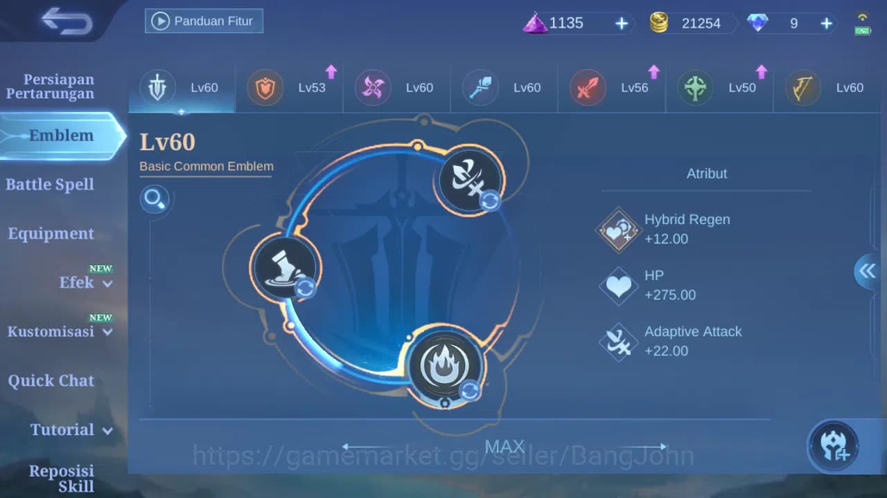 Mobile Legends: Bang Bang Accounts Hero 86 Skin 150 | Prime Granger | Zodiac Selena, image 10