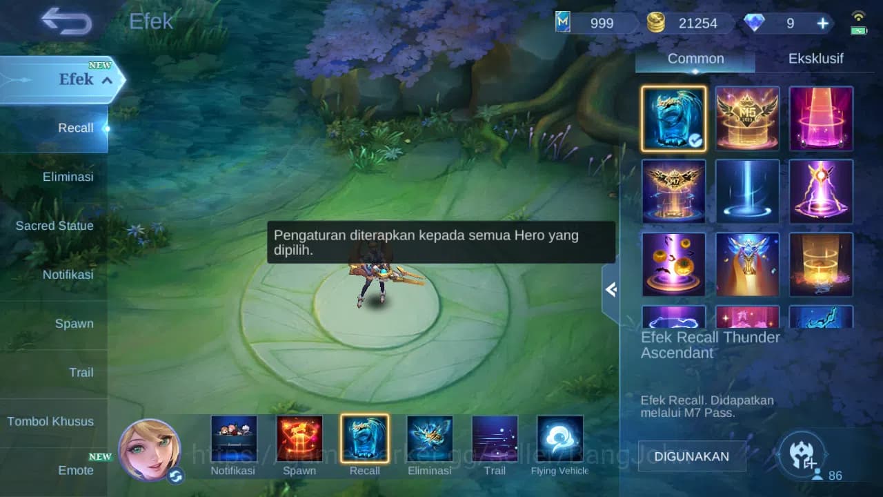 Mobile Legends: Bang Bang Accounts Hero 86 Skin 150 | Prime Granger | Zodiac Selena, image 11