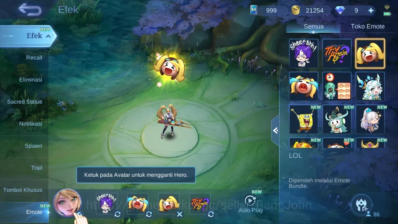 Mobile Legends: Bang Bang Accounts Hero 86 Skin 150 | Prime Granger | Zodiac Selena, image 12
