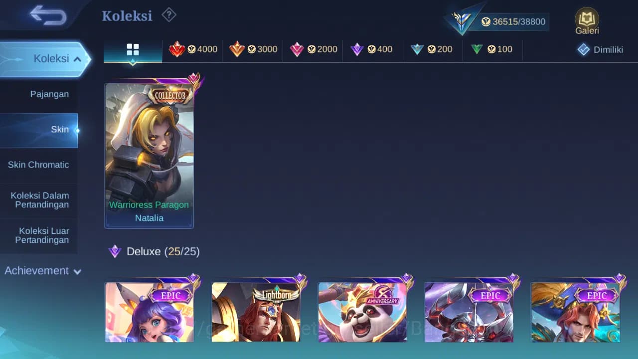 Mobile Legends: Bang Bang Accounts Hero 86 Skin 150 | Prime Granger | Zodiac Selena, image 3