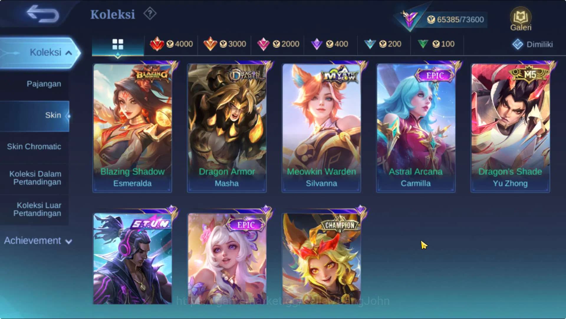 Mobile Legends: Bang Bang Accounts Hero 102 Skin 240 | SaintSaiya Gold Chou, Luckybox image 15