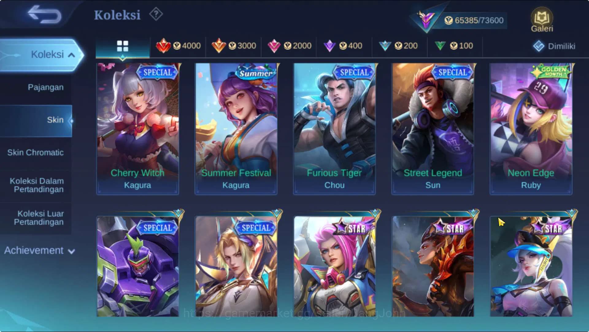 Mobile Legends: Bang Bang Accounts Hero 102 Skin 240 | SaintSaiya Gold Chou, Luckybox image 17