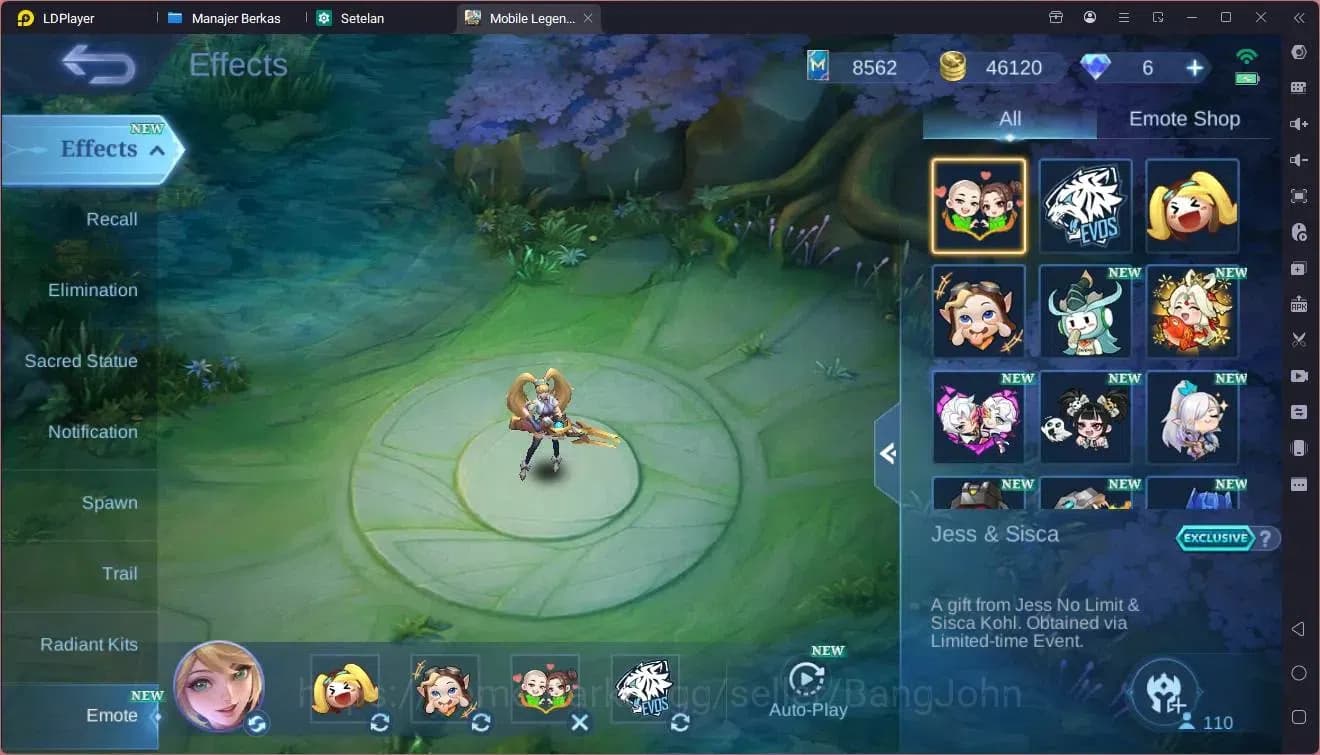 Mobile Legends: Bang Bang Accounts Global | Hero 110 Skin 168|DRAGON Valir Ling Lance image 6