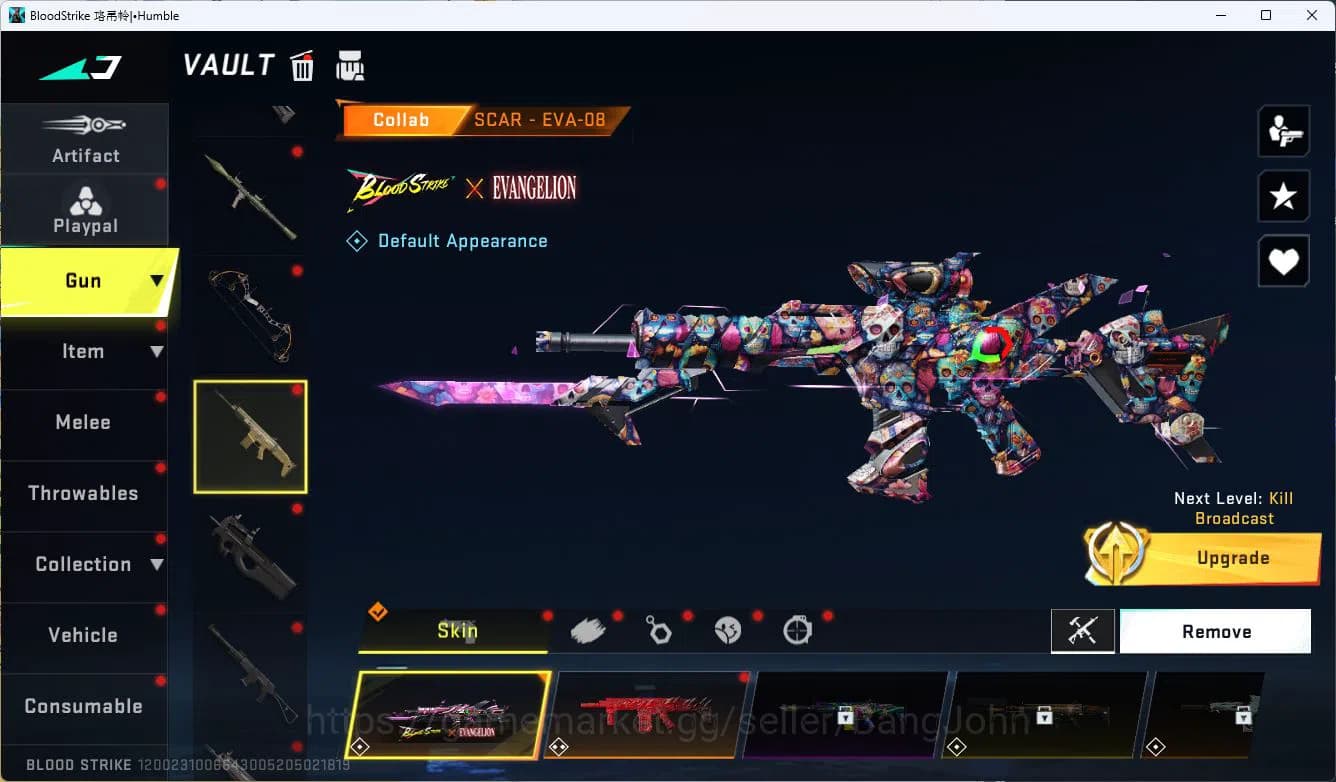 Blood Strike Accounts ASIA|ETERNAL=ZERO,MP5(LVL3)|COLAB=MCX,SCAR|LIMITED image 13