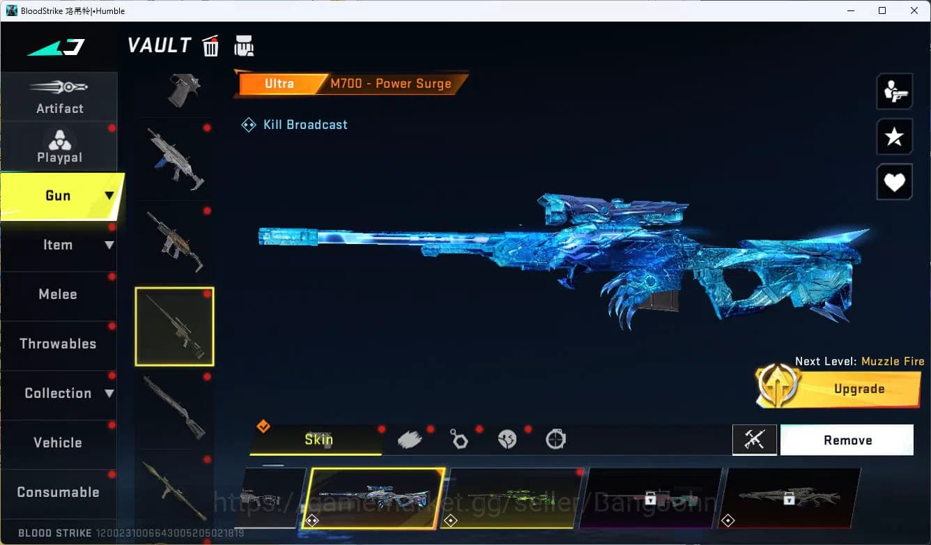 Blood Strike Accounts ASIA|ETERNAL=ZERO,MP5(LVL3)|COLAB=MCX,SCAR|LIMITED image 15