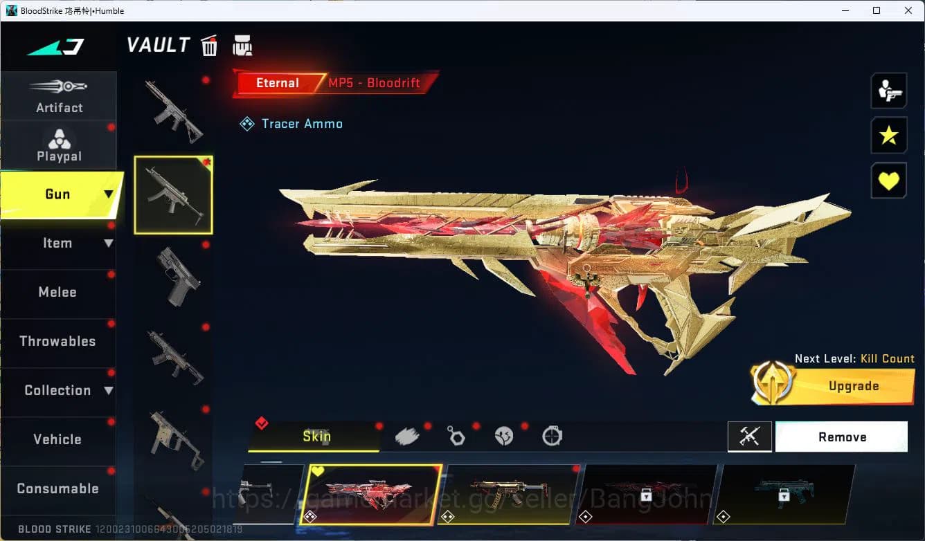 Blood Strike Accounts ASIA|ETERNAL=ZERO,MP5(LVL3)|COLAB=MCX,SCAR|LIMITED image 18