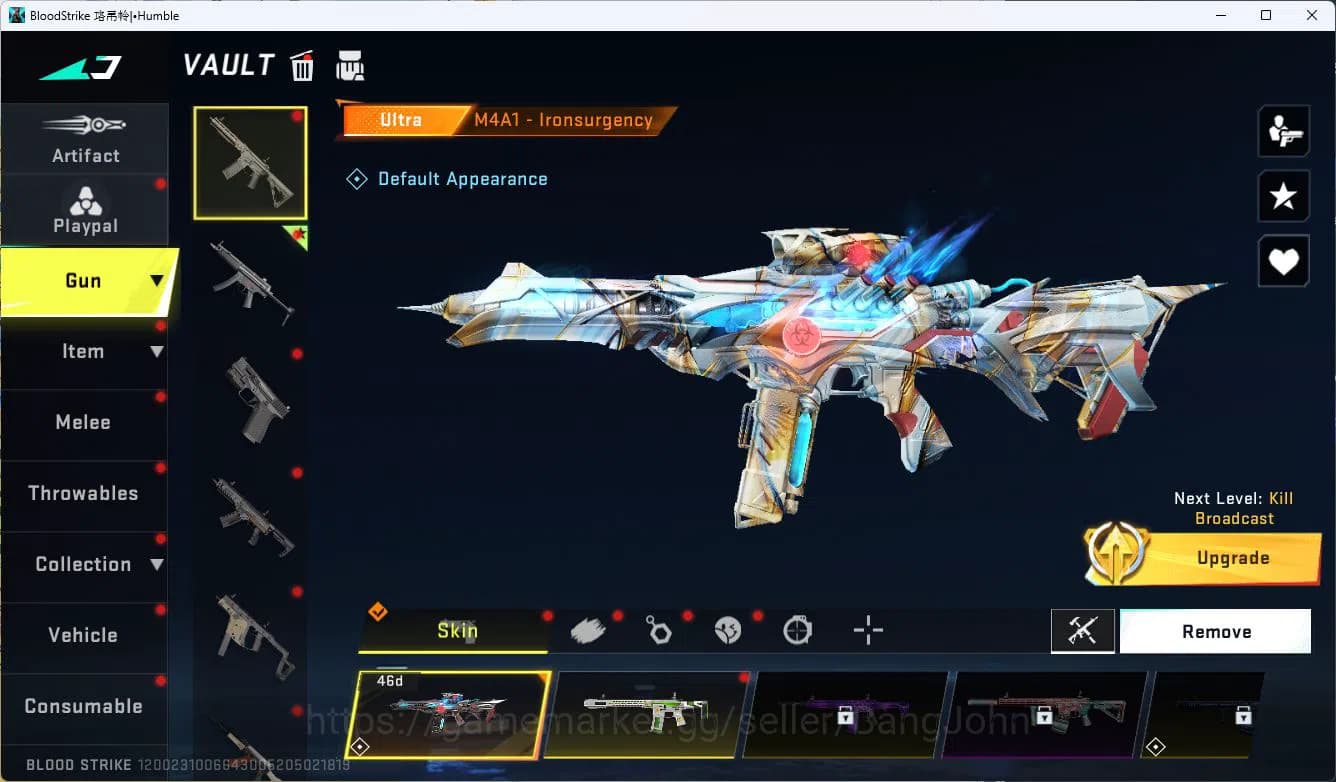 Blood Strike Accounts ASIA|ETERNAL=ZERO,MP5(LVL3)|COLAB=MCX,SCAR|LIMITED image 19