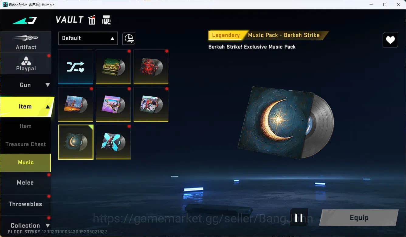 Blood Strike Accounts ASIA|ETERNAL=ZERO,MP5(LVL3)|COLAB=MCX,SCAR|LIMITED image 6