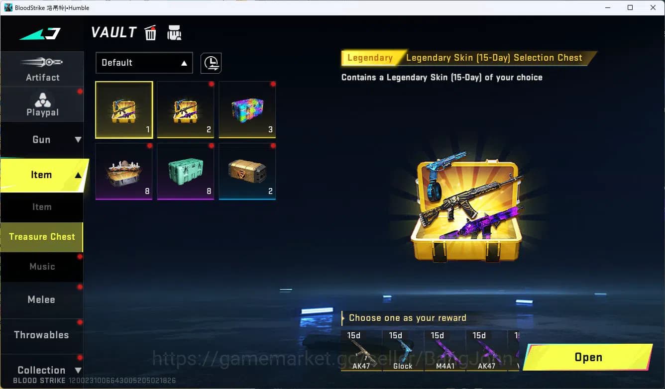 Blood Strike Accounts ASIA|ETERNAL=ZERO,MP5(LVL3)|COLAB=MCX,SCAR|LIMITED image 7