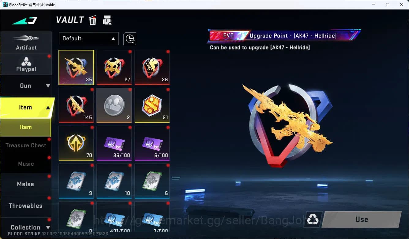 Blood Strike Accounts ASIA|ETERNAL=ZERO,MP5(LVL3)|COLAB=MCX,SCAR|LIMITED image 8