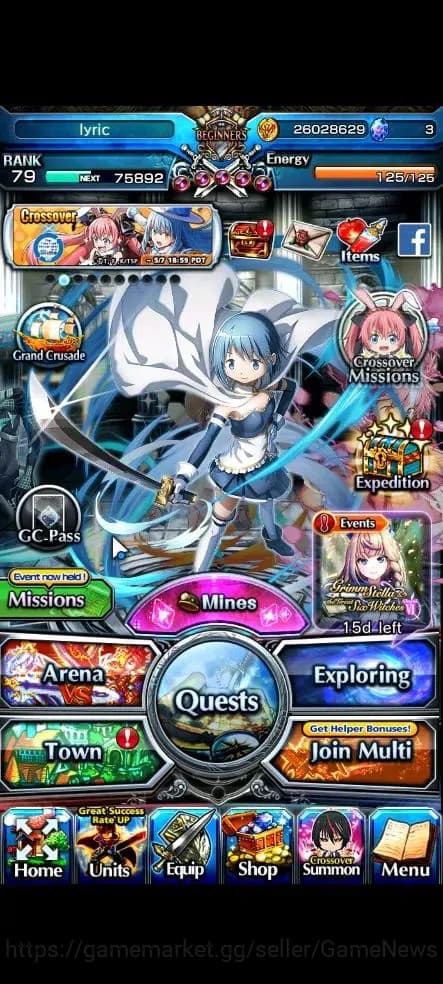 Grand Summoners Accounts Global|Rank 79|18 Ascend+10 TW|[Inumuta,Sayaka,S M image 1